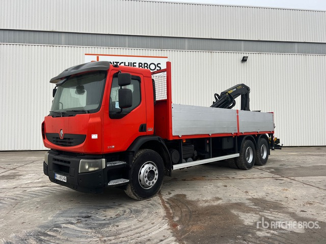 2007 Renault Premium 370DXI 2007 Palfinger PK18500 8000 kg ... Flatbed Truck with Crane - Valníkový/ Plošinový nákladný automobil, Auto s hydraulickou rukou: obrázok 2 2007 Renault Premium 370DXI 2007 Palfinger PK18500 8000 kg ... Flatbed Truck with Crane - Valníkový/ Plošinový nákladný automobil, Auto s hydraulickou rukou: obrázok 2