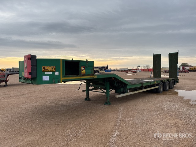 2008 Actm S46315 Tri/A Semi-Remorque Porte-Engin ... Lowboy Trailer - Príves podvalník: obrázok 1 2008 Actm S46315 Tri/A Semi-Remorque Porte-Engin ... Lowboy Trailer - Príves podvalník: obrázok 1