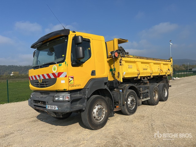 2008 Renault Kerax 450.32 8x4 Crew Cab Camion Benne 8x4 Tri/A Dump Truck - Sklápač: obrázok 1 2008 Renault Kerax 450.32 8x4 Crew Cab Camion Benne 8x4 Tri/A Dump Truck - Sklápač: obrázok 1