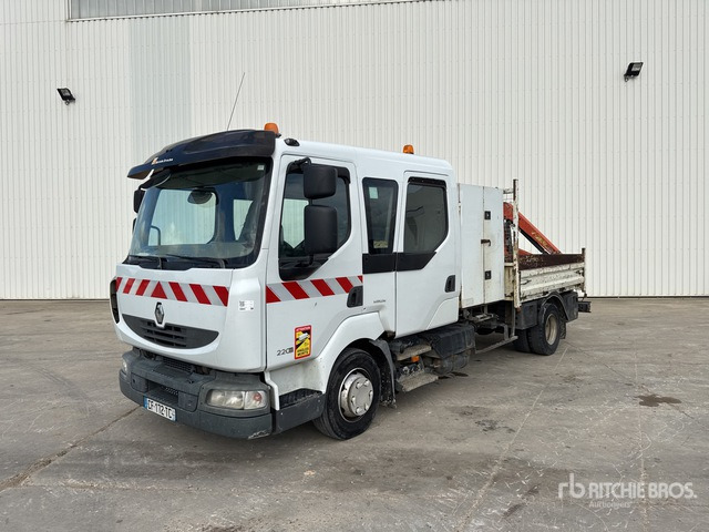 2008 Renault Midlum 220DXi 2008 Palfinger PK2700A on 4x2 C ... Flatbed Truck with Crane - Valníkový/ Plošinový nákladný automobil, Auto s hydraulickou rukou: obrázok 2 2008 Renault Midlum 220DXi 2008 Palfinger PK2700A on 4x2 C ... Flatbed Truck with Crane - Valníkový/ Plošinový nákladný automobil, Auto s hydraulickou rukou: obrázok 2