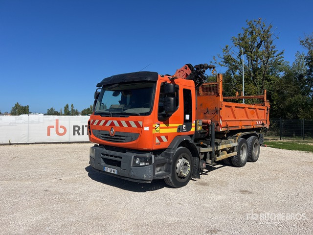 2012 Renault Premium Lander 430 DXI 2011 Palfinger PK16001K 5460 kg ... Dump Truck with Crane - Sklápač: obrázok 2 2012 Renault Premium Lander 430 DXI 2011 Palfinger PK16001K 5460 kg ... Dump Truck with Crane - Sklápač: obrázok 2
