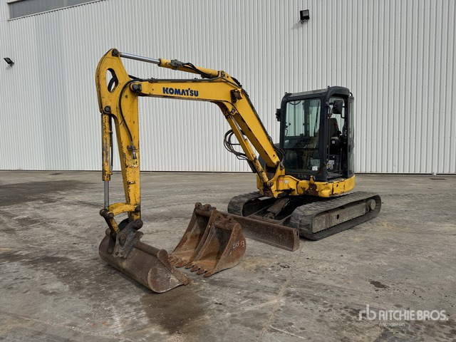 2014 Komatsu PC55MR-3 Mini-Pelle Mini Excavator: <6.6t - Mini rýpadlo: obrázok 1 2014 Komatsu PC55MR-3 Mini-Pelle Mini Excavator: <6.6t - Mini rýpadlo: obrázok 1