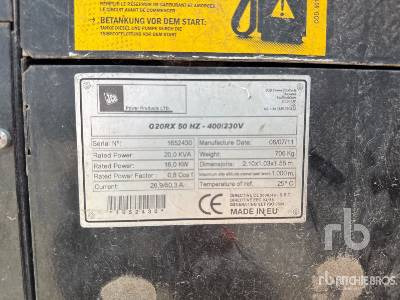JCB G20RX 16 kW Containerized Groupe Elec ... - Elektrický generátor: obrázok 5 JCB G20RX 16 kW Containerized Groupe Elec ... - Elektrický generátor: obrázok 5