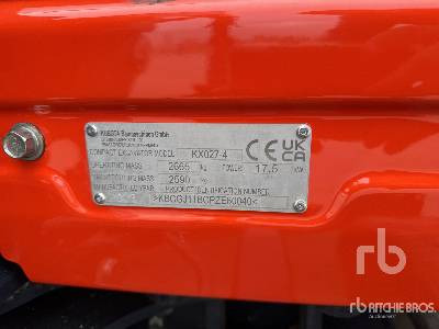 KUBOTA KX027-4 Mini Pelle - Mini rýpadlo: obrázok 5 KUBOTA KX027-4 Mini Pelle - Mini rýpadlo: obrázok 5