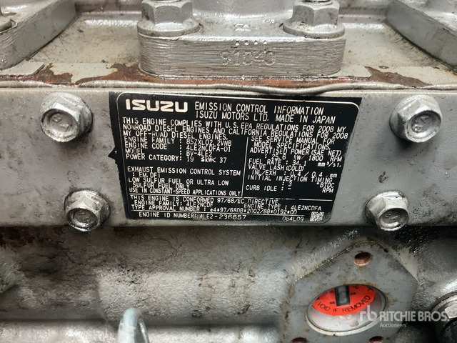 2008 Denyo DCA-25USEI 20 kVA Portable Generator Set: <20kVA/16kW - Elektrický generátor: obrázok 5 2008 Denyo DCA-25USEI 20 kVA Portable Generator Set: <20kVA/16kW - Elektrický generátor: obrázok 5