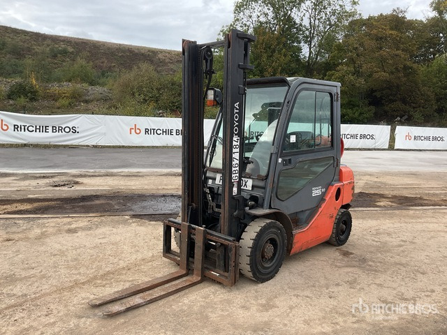 2014 Toyota 02-8FGF25 2014 Toyota 8FG25 Forklift Forklift - Plynový vysokozdvižný vozík: obrázok 3 2014 Toyota 02-8FGF25 2014 Toyota 8FG25 Forklift Forklift - Plynový vysokozdvižný vozík: obrázok 3
