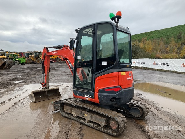 2015 Kubota U27-4 Mini Excavator: <6.6t - Mini rýpadlo: obrázok 3 2015 Kubota U27-4 Mini Excavator: <6.6t - Mini rýpadlo: obrázok 3