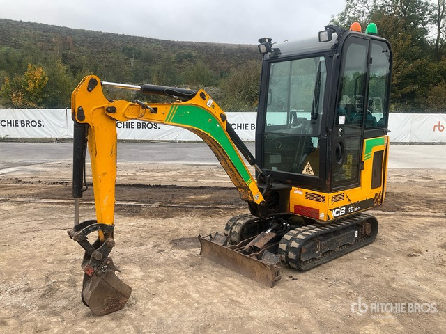 2018 JCB 16C-1 2018 JCB 16c-1 Mini Excavator Mini Excavator: <6.6t - Mini rýpadlo: obrázok 1 2018 JCB 16C-1 2018 JCB 16c-1 Mini Excavator Mini Excavator: <6.6t - Mini rýpadlo: obrázok 1