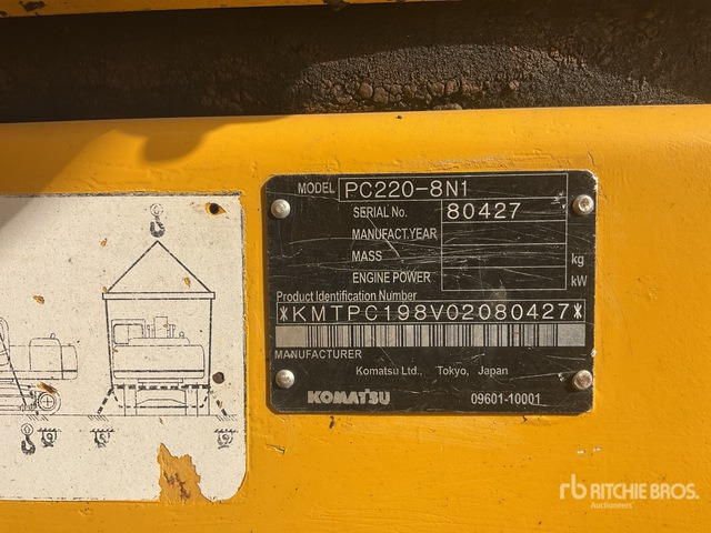 2010 Komatsu PC220-8N1 - Pásové rýpadlo: obrázok 2 2010 Komatsu PC220-8N1 - Pásové rýpadlo: obrázok 2
