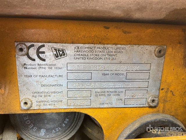 2016 JCB 8030 - Mini rýpadlo: obrázok 2 2016 JCB 8030 - Mini rýpadlo: obrázok 2