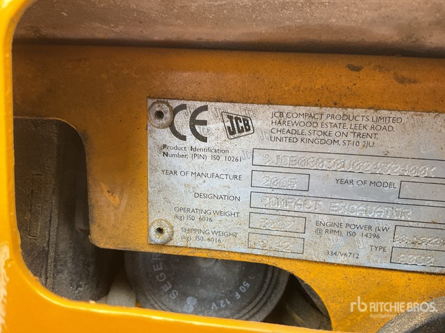 2016 JCB 8030 - Mini rýpadlo: obrázok 3 2016 JCB 8030 - Mini rýpadlo: obrázok 3