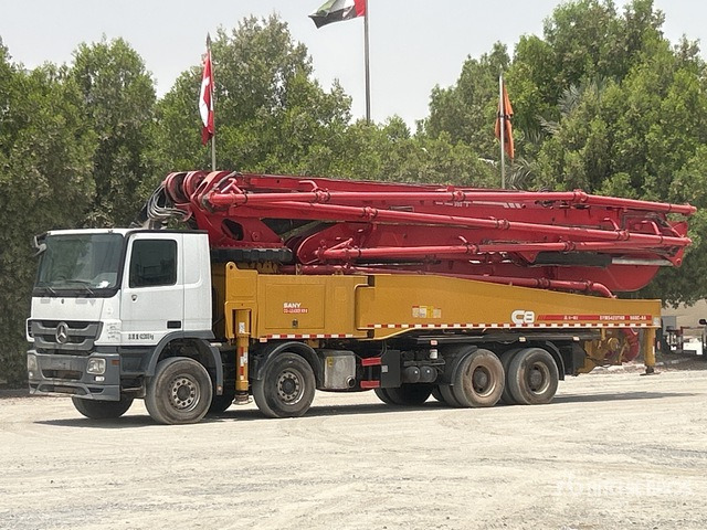 2020 Mercedes-Benz Actros 4141 2020 Sany SYM5449THBE 56 m on 8 ... Concrete Pump Truck - Autočerpadlo: obrázok 1 2020 Mercedes-Benz Actros 4141 2020 Sany SYM5449THBE 56 m on 8 ... Concrete Pump Truck - Autočerpadlo: obrázok 1