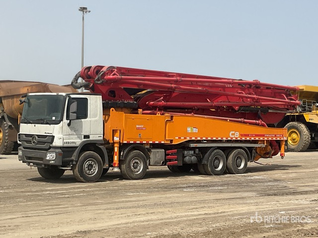 2020 Mercedes-Benz Actros 4143 2020 Sany SYM5449THBE 56 m on 8 ... Concrete Pump Truck - Autočerpadlo: obrázok 1 2020 Mercedes-Benz Actros 4143 2020 Sany SYM5449THBE 56 m on 8 ... Concrete Pump Truck - Autočerpadlo: obrázok 1