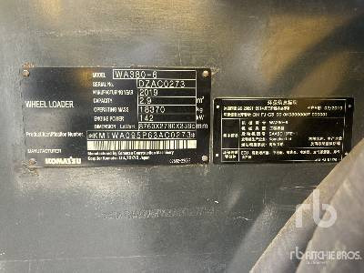KOMATSU WA380 6 - Kolesový nakladač: obrázok 5 KOMATSU WA380 6 - Kolesový nakladač: obrázok 5
