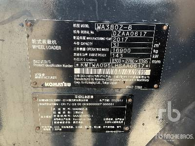 KOMATSU WA380Z-6 - Kolesový nakladač: obrázok 5 KOMATSU WA380Z-6 - Kolesový nakladač: obrázok 5