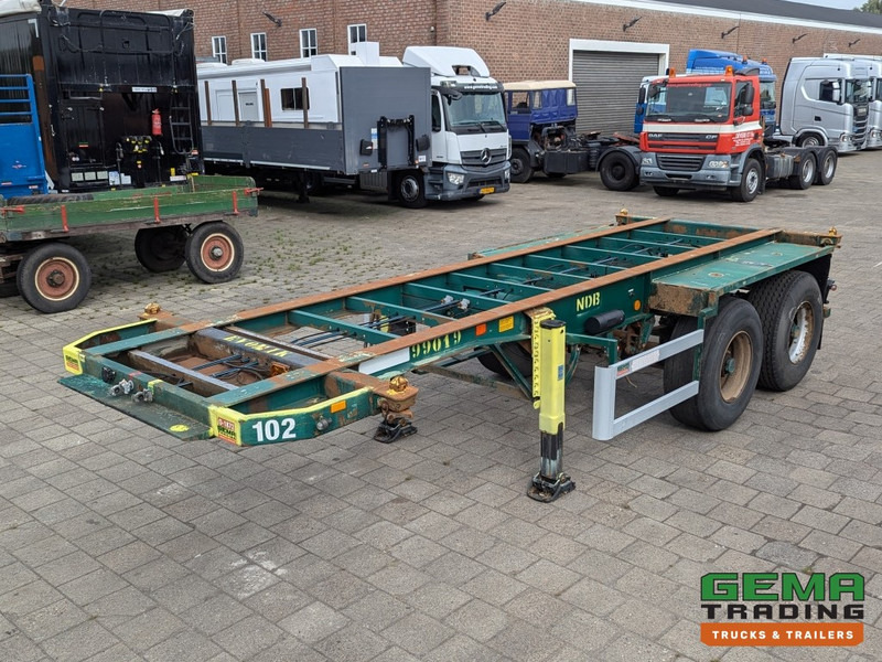 Flandria COP2B 2-Assen ROR Drumbrakes - Steel Suspension - 3140KG - 20FT (O1872) - Náves preprava kontajnerov/ Výmenná nadstavba: obrázok 4 Flandria COP2B 2-Assen ROR Drumbrakes - Steel Suspension - 3140KG - 20FT (O1872) - Náves preprava kontajnerov/ Výmenná nadstavba: obrázok 4