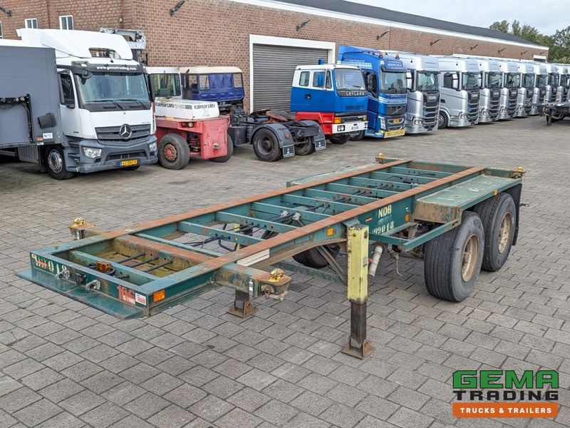 Flandria OP 20V 2A 2-Assen ROR - DrumBrakes - Steel Suspension - 20FT (O1980) - Náves preprava kontajnerov/ Výmenná nadstavba: obrázok 3 Flandria OP 20V 2A 2-Assen ROR - DrumBrakes - Steel Suspension - 20FT (O1980) - Náves preprava kontajnerov/ Výmenná nadstavba: obrázok 3