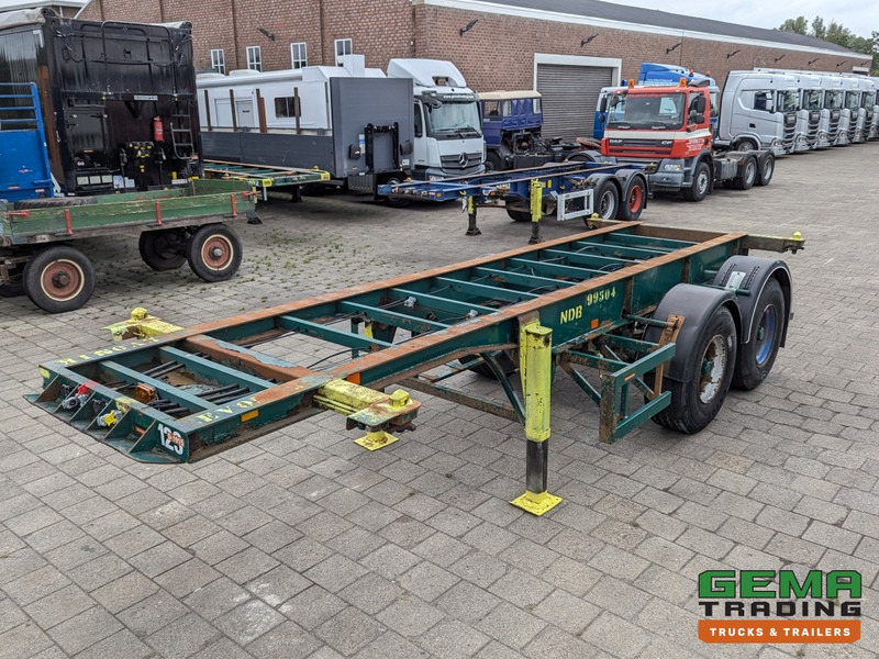 Flandria OP CC 2A 2-Assen ROR DrumBrakes - Steel Suspension - 3110KG - 20FT (O1915) - Náves preprava kontajnerov/ Výmenná nadstavba: obrázok 4 Flandria OP CC 2A 2-Assen ROR DrumBrakes - Steel Suspension - 3110KG - 20FT (O1915) - Náves preprava kontajnerov/ Výmenná nadstavba: obrázok 4