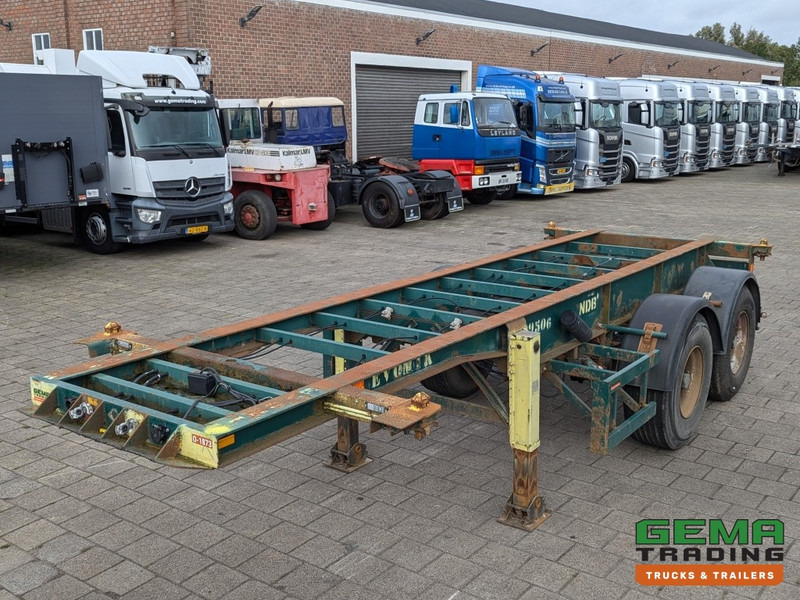 Flandria OP CC 2A 2-Assen ROR DrumBrakes - Steel Suspension - 3350KG - 20FT (O1873) - Náves preprava kontajnerov/ Výmenná nadstavba: obrázok 4 Flandria OP CC 2A 2-Assen ROR DrumBrakes - Steel Suspension - 3350KG - 20FT (O1873) - Náves preprava kontajnerov/ Výmenná nadstavba: obrázok 4