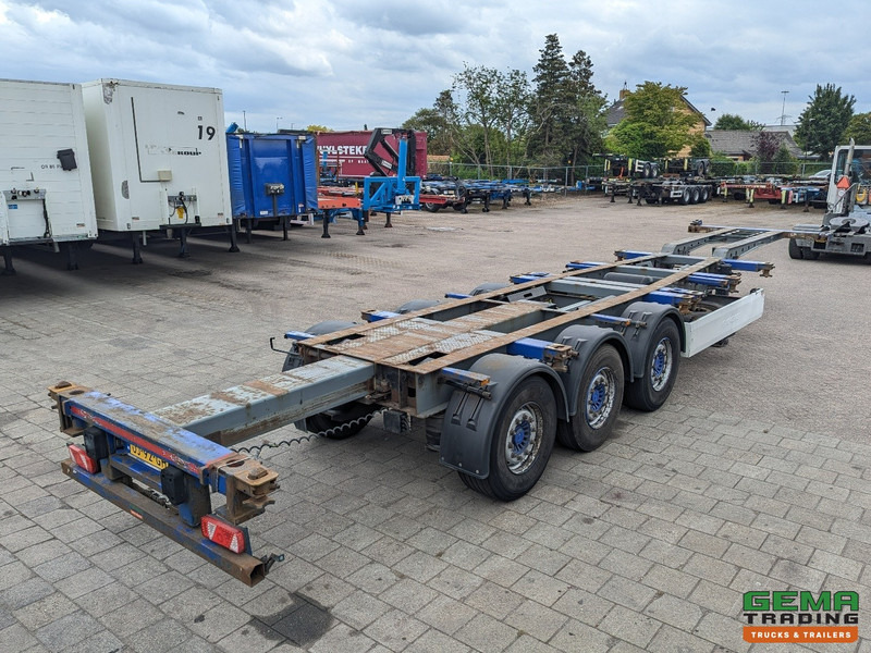 Krone SDC 27 3-Assen SAF - Lift as - Schijfremmen - Achterschuiver - 20 2x20FT/30/40FT - Náves preprava kontajnerov/ Výmenná nadstavba: obrázok 2 Krone SDC 27 3-Assen SAF - Lift as - Schijfremmen - Achterschuiver - 20 2x20FT/30/40FT - Náves preprava kontajnerov/ Výmenná nadstavba: obrázok 2