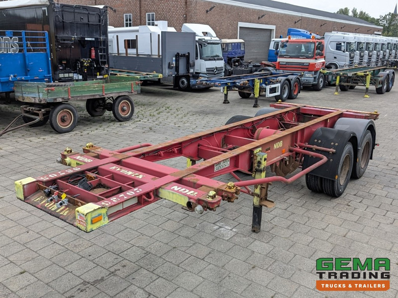 Krone SZC 20FT 2-Assen ROR - STEEL Suspension - DOUBLE tires - DrumBrakes (O1916) - Náves preprava kontajnerov/ Výmenná nadstavba: obrázok 4 Krone SZC 20FT 2-Assen ROR - STEEL Suspension - DOUBLE tires - DrumBrakes (O1916) - Náves preprava kontajnerov/ Výmenná nadstavba: obrázok 4