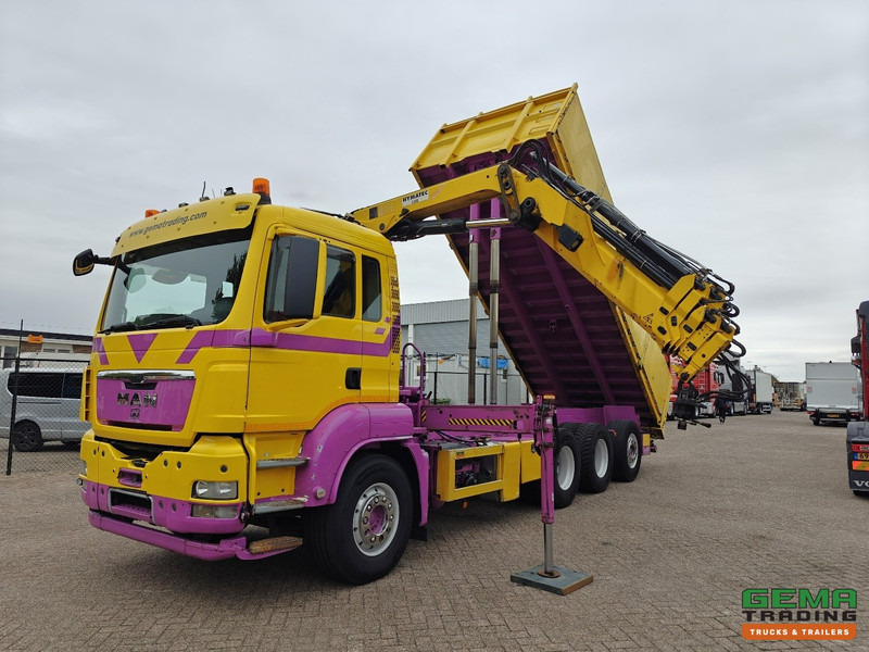 MAN TGS 35.440 8x4/4 Dagcabine Euro5 - Hymatec Kipper + Hiab 166 ES-4 Pro - Alcoa - 02/2026 APK - Sklápač, Auto s hydraulickou rukou: obrázok 1 MAN TGS 35.440 8x4/4 Dagcabine Euro5 - Hymatec Kipper + Hiab 166 ES-4 Pro - Alcoa - 02/2026 APK - Sklápač, Auto s hydraulickou rukou: obrázok 1
