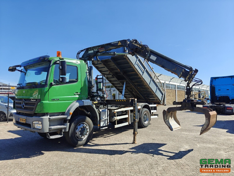 Mercedes-Benz AXOR 1829 AK 4x4 Dagcab Euro5 - Kipper + Terex 105.2 - RadioGrafisch - NaafReductie - Sklápač, Auto s hydraulickou rukou: obrázok 1 Mercedes-Benz AXOR 1829 AK 4x4 Dagcab Euro5 - Kipper + Terex 105.2 - RadioGrafisch - NaafReductie - Sklápač, Auto s hydraulickou rukou: obrázok 1