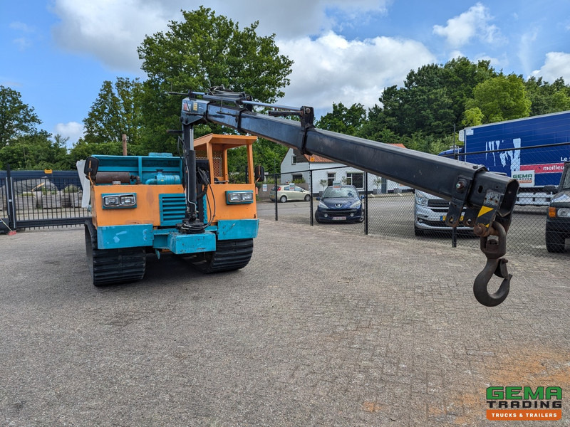Morooka MST-1100 Rupsdumper / Werktuigdrager - Platte kiepbak + Hiab 026 T3 Kraan - Komatsu 6Cil - Damper: obrázok 4 Morooka MST-1100 Rupsdumper / Werktuigdrager - Platte kiepbak + Hiab 026 T3 Kraan - Komatsu 6Cil - Damper: obrázok 4