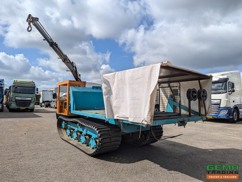 Morooka MST-1100 Rupsdumper / Werktuigdrager - Platte kiepbak + Hiab 026 T3 Kraan - Komatsu 6Cil - Damper: obrázok 2 Morooka MST-1100 Rupsdumper / Werktuigdrager - Platte kiepbak + Hiab 026 T3 Kraan - Komatsu 6Cil - Damper: obrázok 2