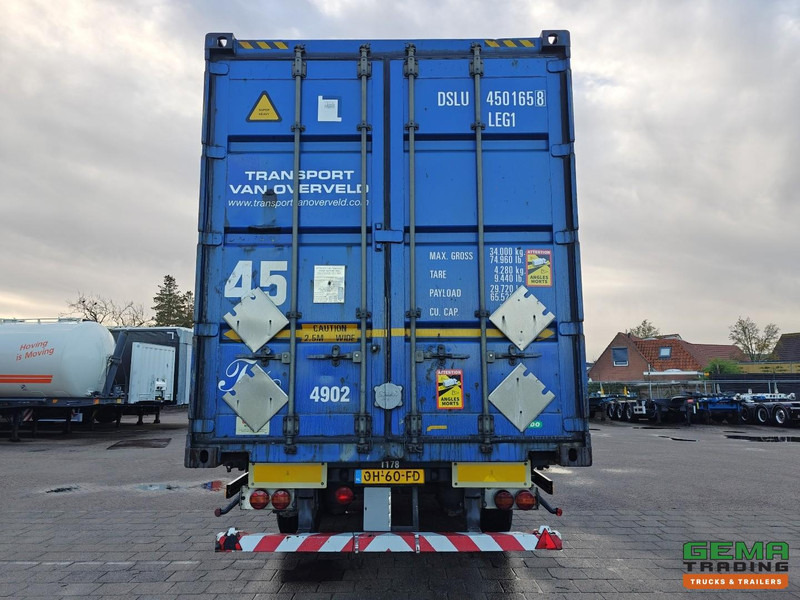 Náves preprava kontajnerov/ Výmenná nadstavba Pacton T3-007 3-Assen BPW - Containerchassis + 45FT HiCube Container - Reservewieldrager: obrázok 9 Náves preprava kontajnerov/ Výmenná nadstavba Pacton T3-007 3-Assen BPW - Containerchassis + 45FT HiCube Container - Reservewieldrager: obrázok 9