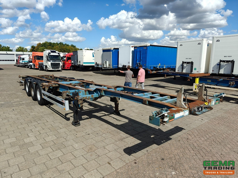 Pacton T3-007 3-Assen SAF - Trommelremmen - Lift As - Vast - Alle Aansluitingen - 4700KG - Náves preprava kontajnerov/ Výmenná nadstavba: obrázok 4 Pacton T3-007 3-Assen SAF - Trommelremmen - Lift As - Vast - Alle Aansluitingen - 4700KG - Náves preprava kontajnerov/ Výmenná nadstavba: obrázok 4