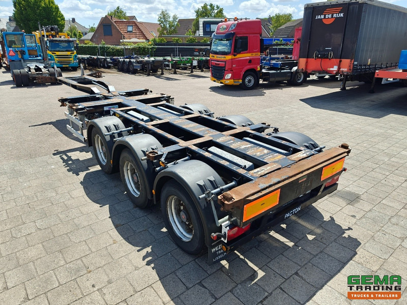 Pacton T3-010 3-Assen SAF - MULTI - Trommelremmen - LiftAs - 3x Uitschuifbaar - 04/2026 APK - Náves preprava kontajnerov/ Výmenná nadstavba: obrázok 3 Pacton T3-010 3-Assen SAF - MULTI - Trommelremmen - LiftAs - 3x Uitschuifbaar - 04/2026 APK - Náves preprava kontajnerov/ Výmenná nadstavba: obrázok 3