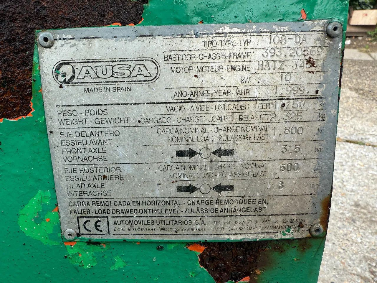 AUSA 1T mini Dumper - Mini damper: obrázok 5 AUSA 1T mini Dumper - Mini damper: obrázok 5