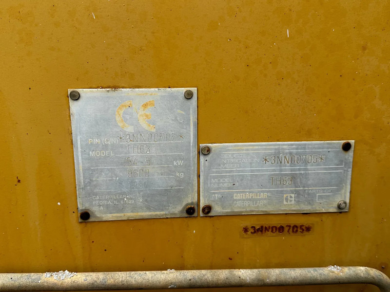 Caterpillar TH63 4X4X4 Telehandler - Teleskopický nakladač: obrázok 5 Caterpillar TH63 4X4X4 Telehandler - Teleskopický nakladač: obrázok 5