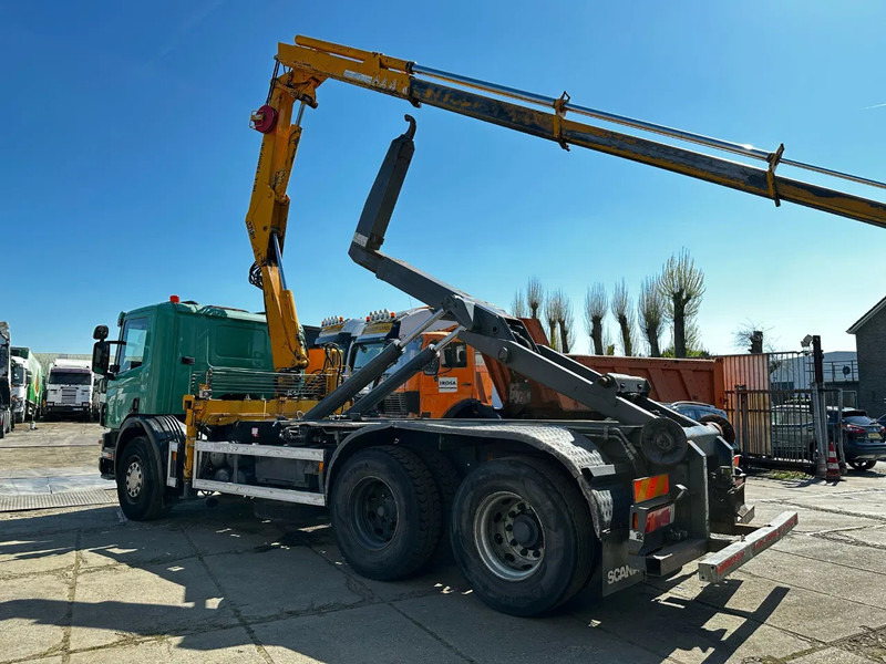 Scania P114-380 6X2 Ampirol + Heila 13000 5T Crane Manual Gear - Kontejnérový podvozek/ Výměnná nástavba: obrázok 3 Scania P114-380 6X2 Ampirol + Heila 13000 5T Crane Manual Gear - Kontejnérový podvozek/ Výměnná nástavba: obrázok 3