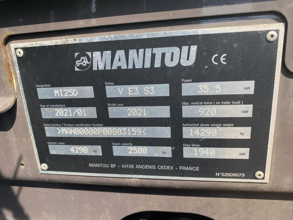 Leasing Manitou Mi25D  Manitou Mi25D: obrázok 31