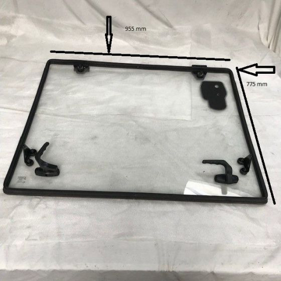 Front window for Komatsu series 4024 - Okno a diely pre Manipulačná technika: obrázok 1 Front window for Komatsu series 4024 - Okno a diely pre Manipulačná technika: obrázok 1