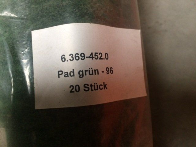 5X Kärcher Pad Green 96-20 PCS - Náhradný diel pre Čistiaca technika: obrázok 2 5X Kärcher Pad Green 96-20 PCS - Náhradný diel pre Čistiaca technika: obrázok 2