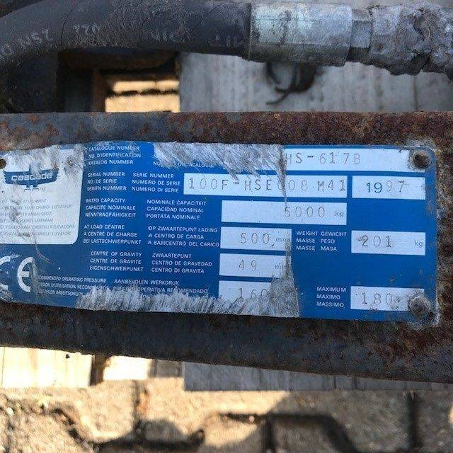 CASCADE FORKPOSITIONER WITH SEPARATE SIDE SHIFT - Príslušenstvo: obrázok 5 CASCADE FORKPOSITIONER WITH SEPARATE SIDE SHIFT - Príslušenstvo: obrázok 5