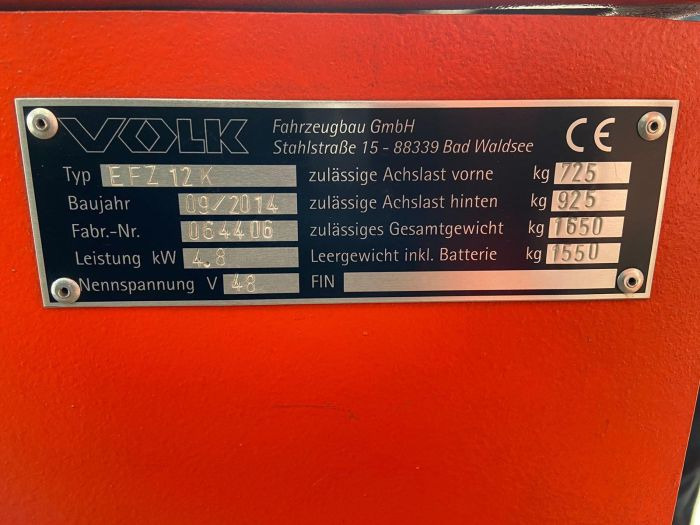 Volk EFZ12K - Elektricky tahač: obrázok 3 Volk EFZ12K - Elektricky tahač: obrázok 3