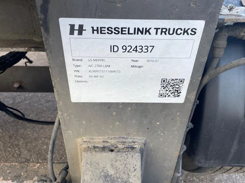 GS Meppel Container trailer - Hákový/ Ramenový nosič přívěs: obrázok 5 GS Meppel Container trailer - Hákový/ Ramenový nosič přívěs: obrázok 5