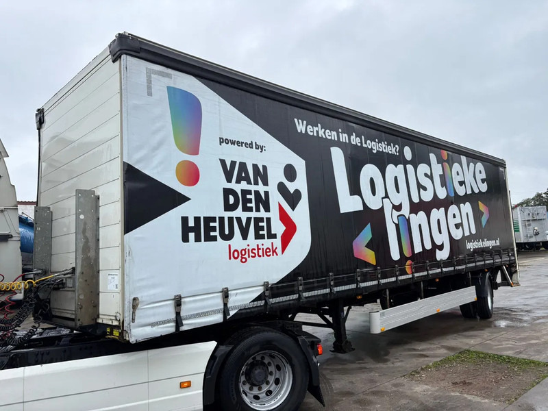 Groenewegen 11M City-trailer Stuuras Dhollandia Laadklep 2000KG APK/TUV 08-04-2026 - Plachtový náves: obrázok 1 Groenewegen 11M City-trailer Stuuras Dhollandia Laadklep 2000KG APK/TUV 08-04-2026 - Plachtový náves: obrázok 1