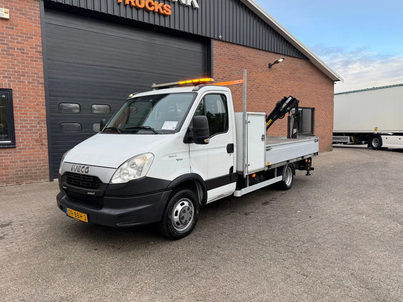 Iveco 50c14 Erdgas/CNG Hiab kran/crane Pritsche - Dodávka valník: obrázok 1 Iveco 50c14 Erdgas/CNG Hiab kran/crane Pritsche - Dodávka valník: obrázok 1