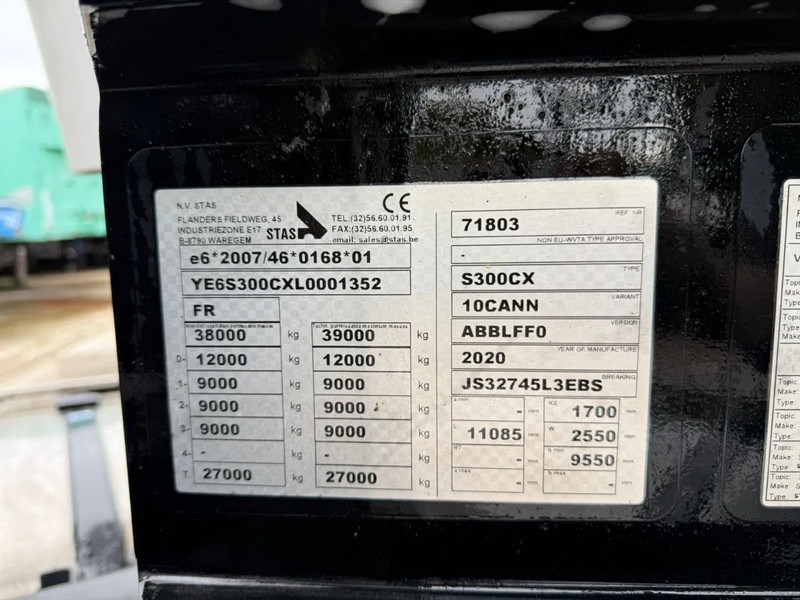 Náves sklápěcí Stas S300CX 6068KG ALU Klep/deuren Liftas APK 07/2026: obrázok 15 Náves sklápěcí Stas S300CX 6068KG ALU Klep/deuren Liftas APK 07/2026: obrázok 15