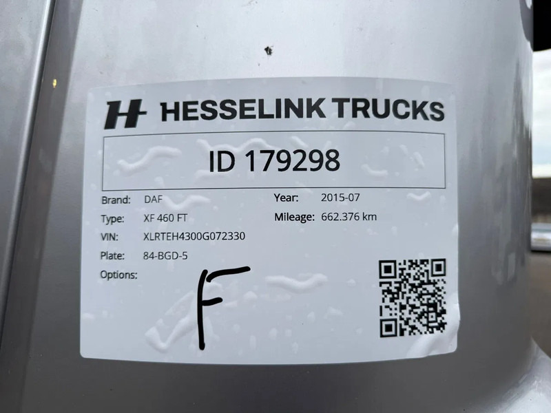 Ťahač DAF XF 460 4X2 SSC Super Space Hydraulic ACC Alcoa Special! 662,370KM! APK 07-2026: obrázok 9 Ťahač DAF XF 460 4X2 SSC Super Space Hydraulic ACC Alcoa Special! 662,370KM! APK 07-2026: obrázok 9