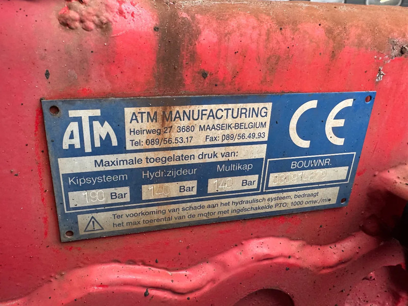 Leasing Terberg FM 2000 8X8 21m3 Isolated Hardox Manual gearbox NL truck Terberg FM 2000 8X8 21m3 Isolated Hardox Manual gearbox NL truck: obrázok 16
