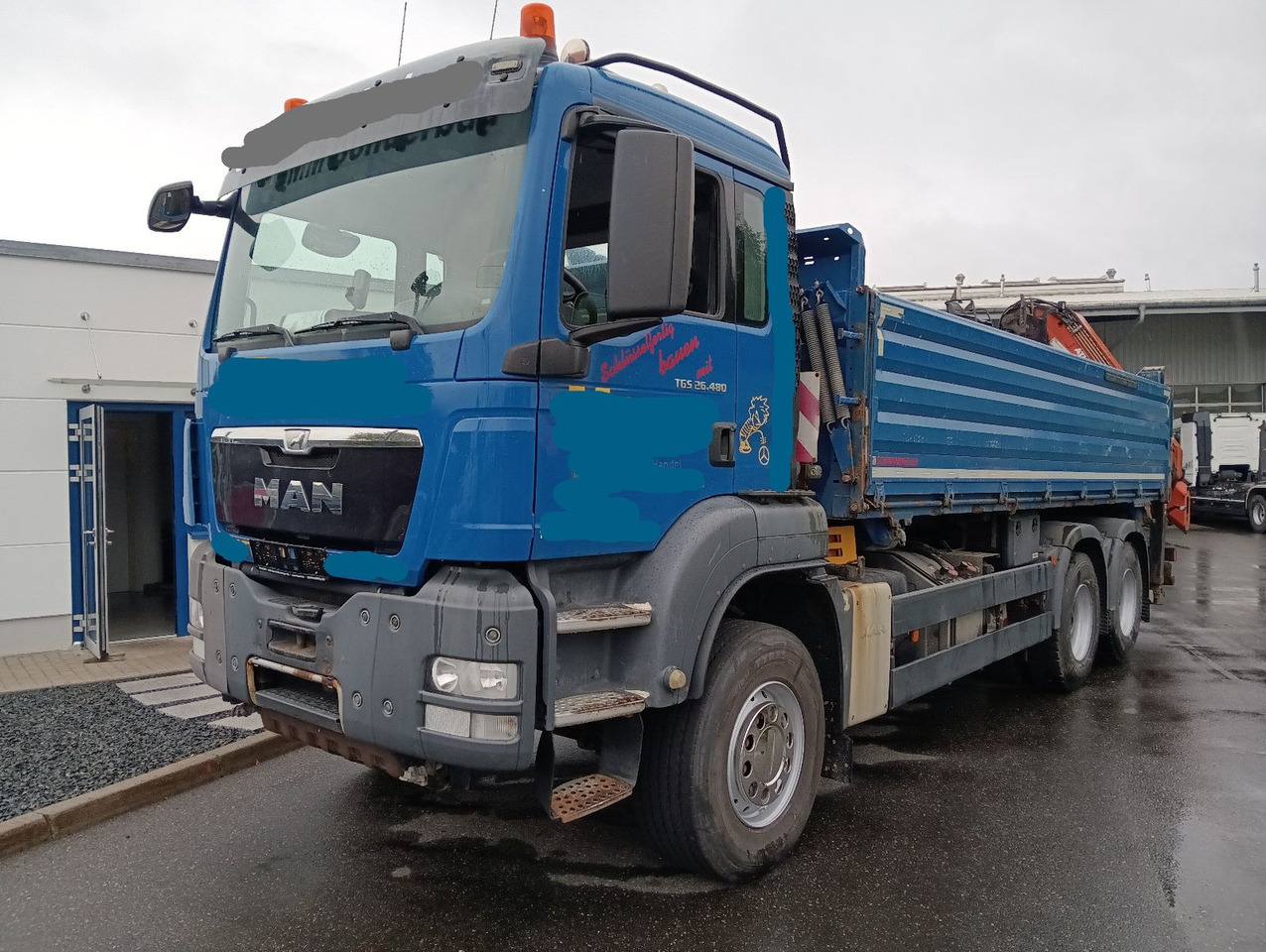 MAN TGS 26:480 6x4 EURO5 ATLAS 240.2E-A4 3-S-Kipper - Sklápač, Auto s hydraulickou rukou: obrázok 1 MAN TGS 26:480 6x4 EURO5 ATLAS 240.2E-A4 3-S-Kipper - Sklápač, Auto s hydraulickou rukou: obrázok 1