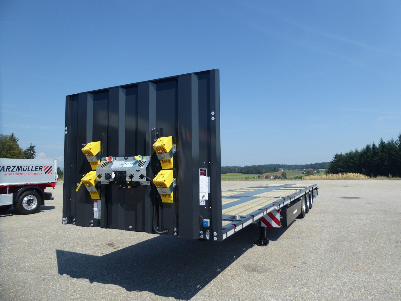 Schwarzmüller 3Achs Tele Rampen TwistLock40+2x20"SAF Lenk+Lift - Plošinový/ Valníkový náves: obrázok 5 Schwarzmüller 3Achs Tele Rampen TwistLock40+2x20"SAF Lenk+Lift - Plošinový/ Valníkový náves: obrázok 5
