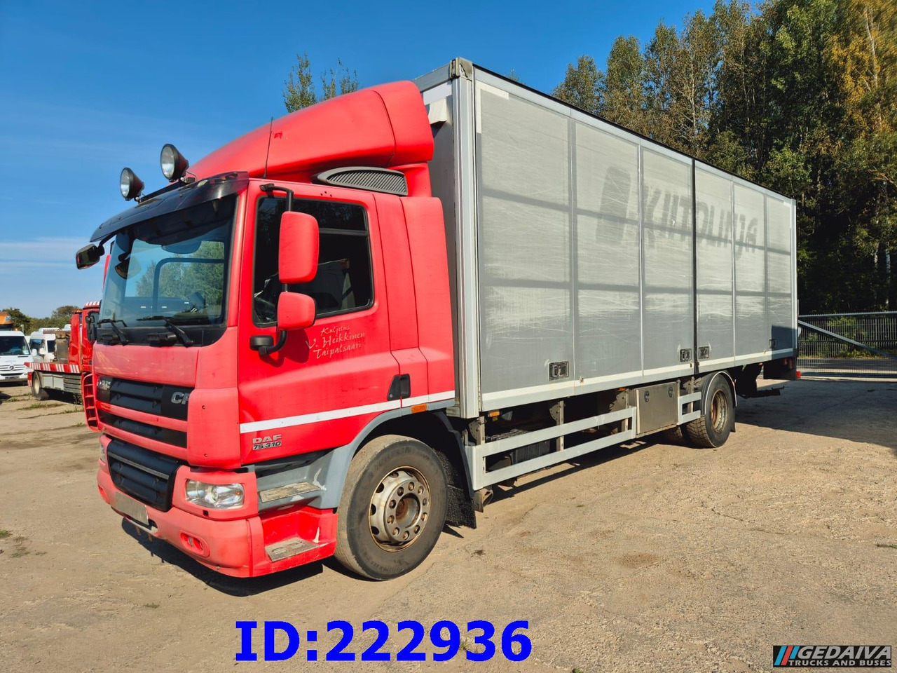 DAF CF 75.310 - Euro5 - Skříňový nákladní auto: obrázok 1 DAF CF 75.310 - Euro5 - Skříňový nákladní auto: obrázok 1