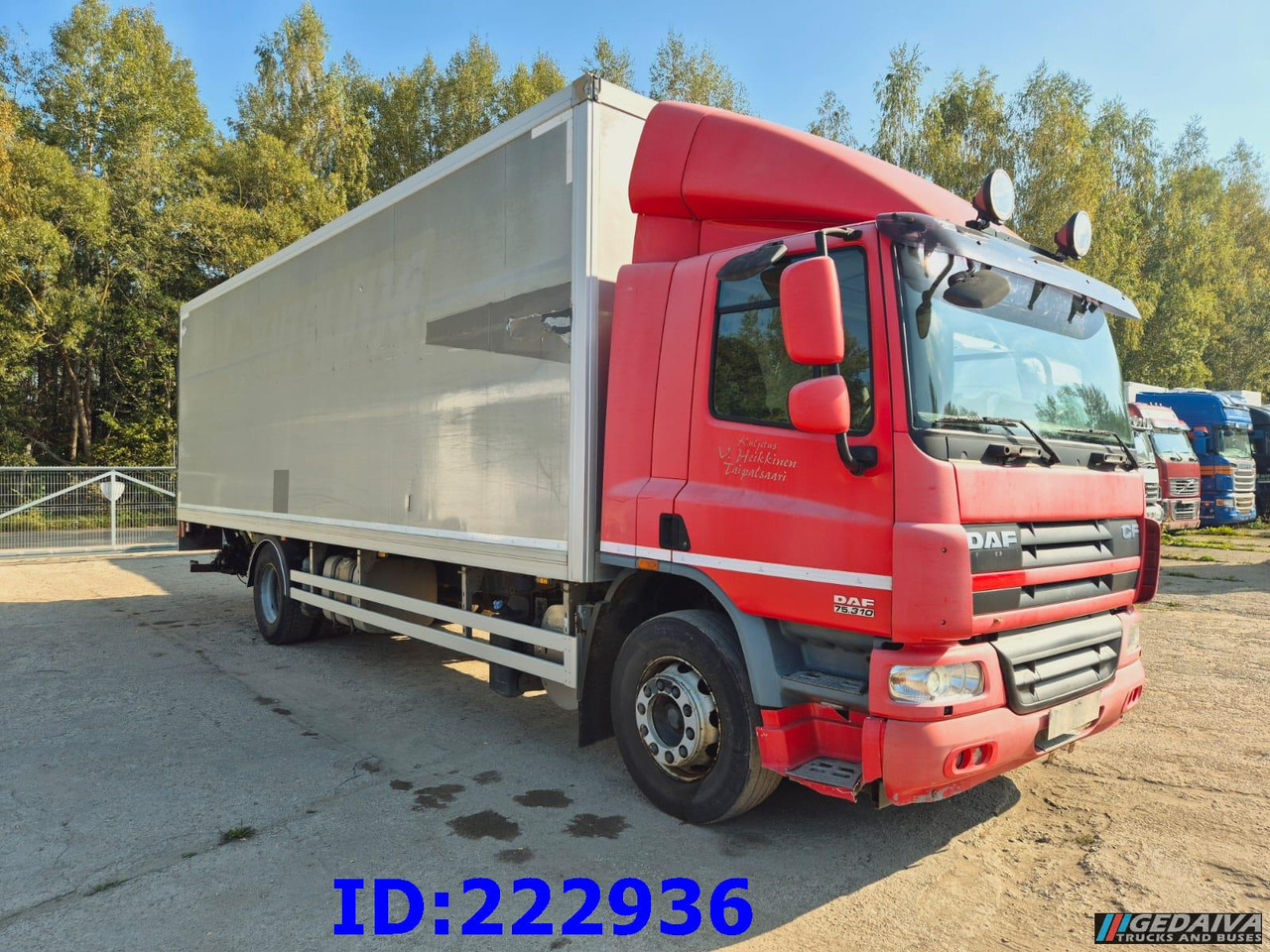 DAF CF 75.310 - Euro5 - Skříňový nákladní auto: obrázok 5 DAF CF 75.310 - Euro5 - Skříňový nákladní auto: obrázok 5